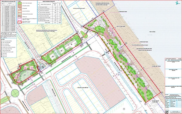 Quy hoạch tổng mặt bằng công trình Quảng trường kết hợp bãi đậu xe cuối tuyến đường Nguyễn Tất Thành