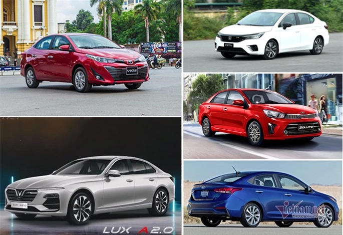 5 sedan bán chạy nhất tháng 2: Xe Việt chen chân