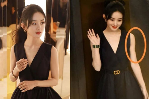 Ảnh cam thường 'tố cáo' Triệu Lệ Dĩnh, gương mặt ngọt ngào nhưng đôi tay 'cơ bắp nổi sóng' khiến nhiều người bất ngờ