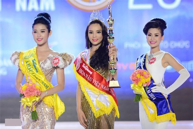 Hai người đẹp hiếm hoi giành giải 'Mặc trang phục dạ hội đẹp nhất' tại Hoa hậu Việt Nam - ảnh 11