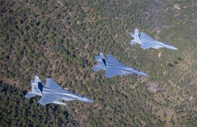 Không quân Mỹ tiếp nhận ‘Đại bàng thép’ F-15EX đầu tiên - ảnh 6