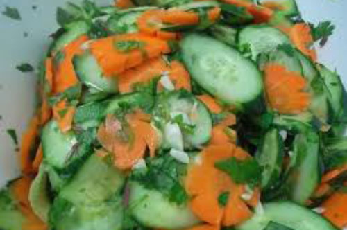 Cách làm nộm dưa chuột cà rốt "mát ruột" ngày hè