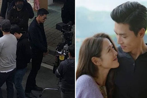 Hyun Bin xuất hiện cực ngầu trên phim trường, Son Ye Jin còn đến tận nơi đón chàng về nhà sau giờ làm việc?