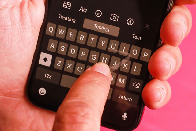 Cách gõ phím nhanh hơn trên iPhone