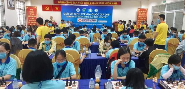 Khai mạc giải vô địch cờ vua quốc gia cúp LienVietPostbank 2021