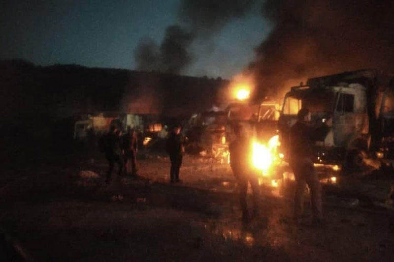 Máy bay chiến đấu Su-34 đến Syria ném bom một nửa khu vực Idlib trong vài giờ