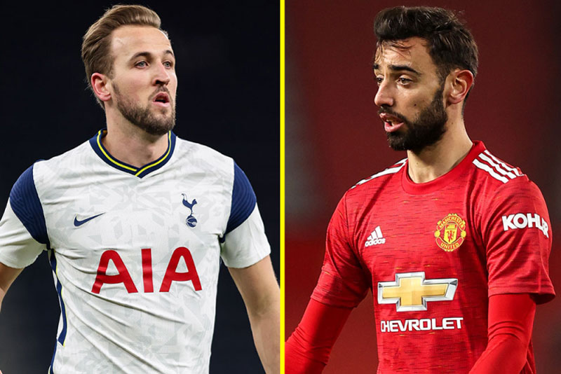MU và Tottenham nằm trong Top 3 'đội bóng một người'