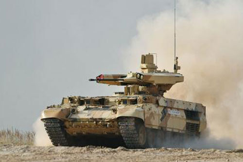 NI: Mỹ nên lo lắng với xe Terminator Nga