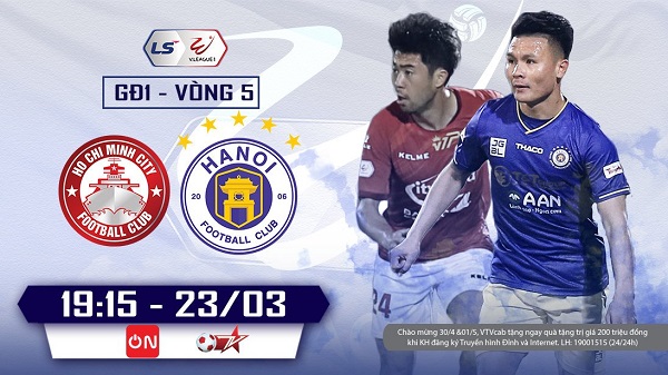 TP.Hồ Chí Minh sẽ thắng Hà Nội FC tại vòng 5 Vleague ?