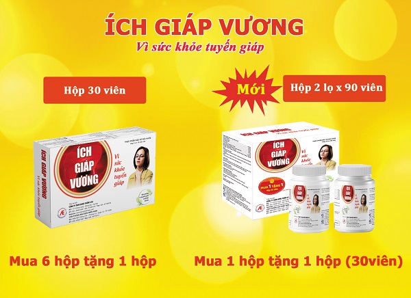 Ích Giáp Vương - Giải pháp hữu hiệu dành cho người bị suy giáp