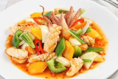 Mực xào dứa thơm ngon, đậm đà đúng hàng cực phẩm