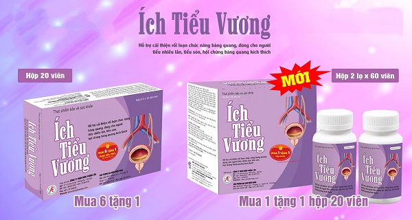 Ích Tiểu Vương – Giải pháp hỗ trợ cải thiện tiểu nhiều lần, tiểu són, tiểu đêm hiệu quả