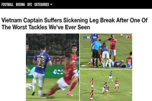 Báo Anh ám ảnh, báo Tây Ban Nha bi quan khi Hùng Dũng gãy chân