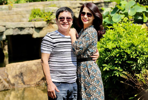 Nghệ sĩ Chí Trung tình tứ cùng bạn gái khi đi du lịch ở Gia Lai