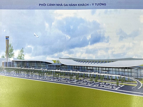 Phối cảnh ý tưởng đề xuất của Tư vấn AEC đối với sân bay quốc tế Đà Nẵng