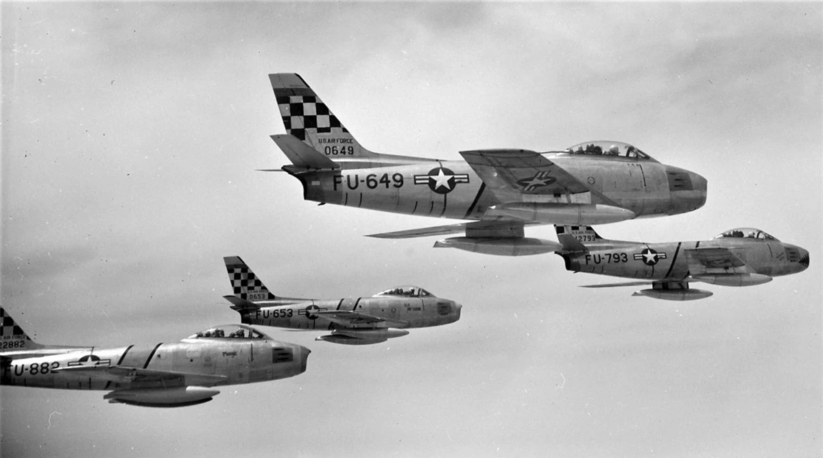 Biên đội F-86 “Sabre” của Không quân Mỹ; Nguồn: RBTH