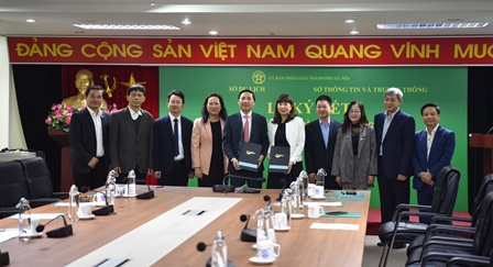 Ký kết Chương trình phối hợp giữa Sở Du lịch Hà Nội và Sở Thông tin và Truyền thông 