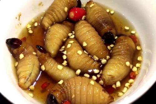 Đuông dừa - thứ đặc sản không dành cho người nhát gan