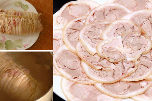 Luộc móng giò xong đừng vội ăn ngay, làm thêm 1 bước sẽ giòn sần sật, ngon khó cưỡng