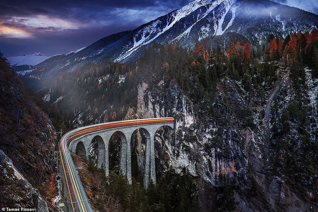 Những chuyến tàu đẹp như cổ tích giữa lòng châu Âu