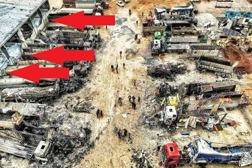 Máy bay chiến đấu Nga tiêu diệt hơn 10 xe bọc thép của Thổ Nhĩ Kỳ ở Idlib chỉ trong một đòn