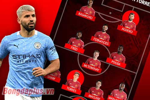 Đội hình MU cực 'khủng' khi có Aguero, Lloris và Torres