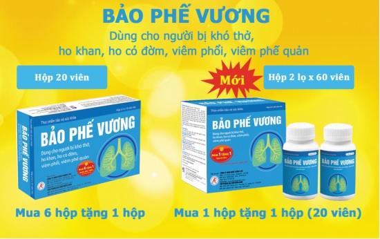 Bảo Phế Vương - Giải pháp vàng cho người bị ho, đờm nhiều, khó thở do viêm phế quản