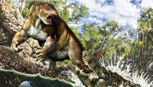 Vết cắn 13 triệu năm của cá sấu cổ đại