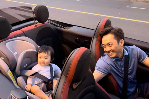 Ái nữ nhà Cường Đô La được bố đại gia làm tài xế lái siêu xe tiền tỷ đi hóng gió chiều