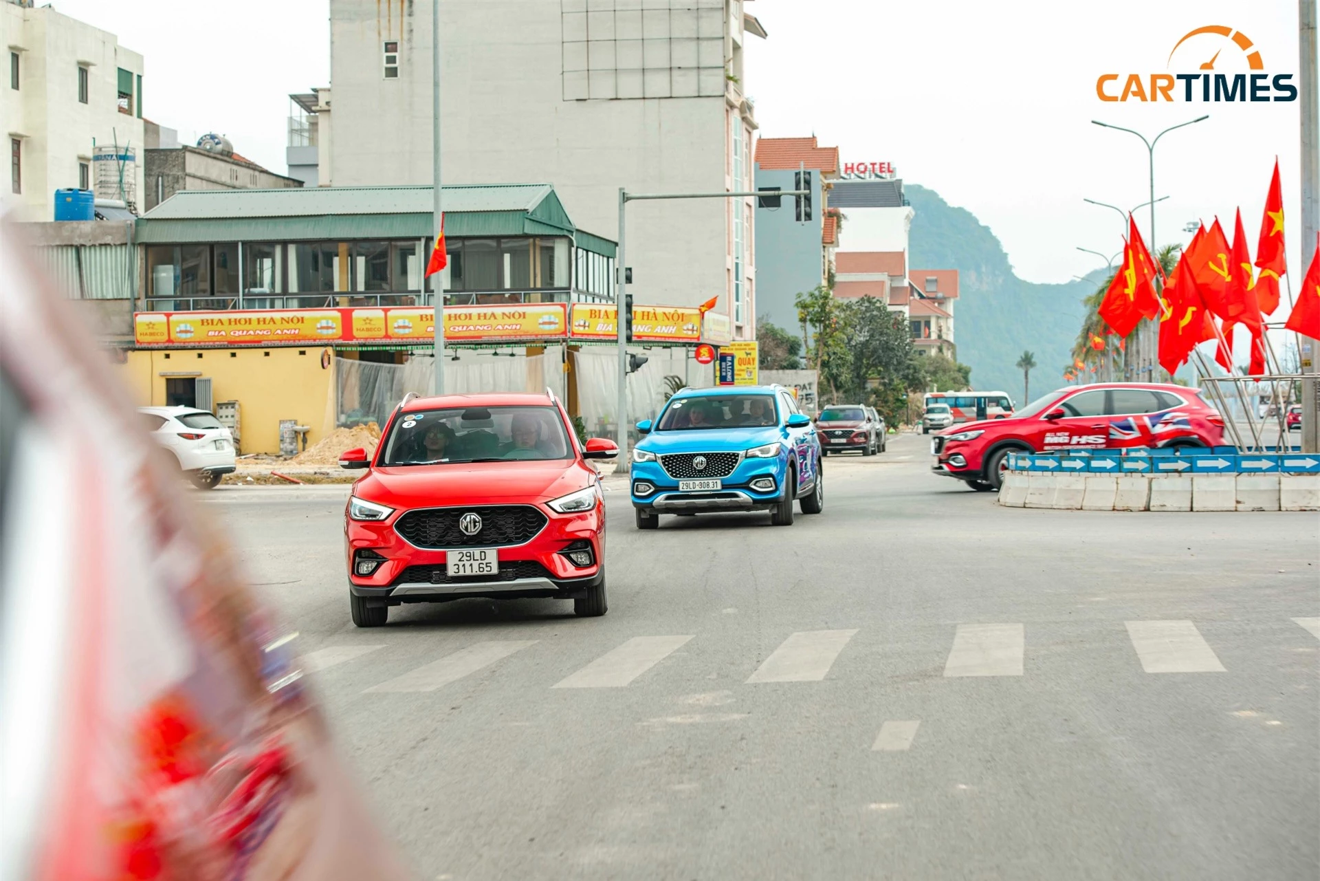 MG ZS di chuyển khá nhẹ nhàng nếu chạy trong đô thị