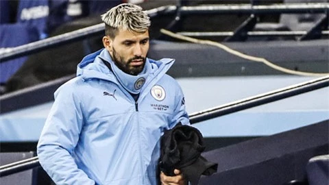 Sergio Aguero sẽ tự do rời Man City vào mùa Hè 2021 