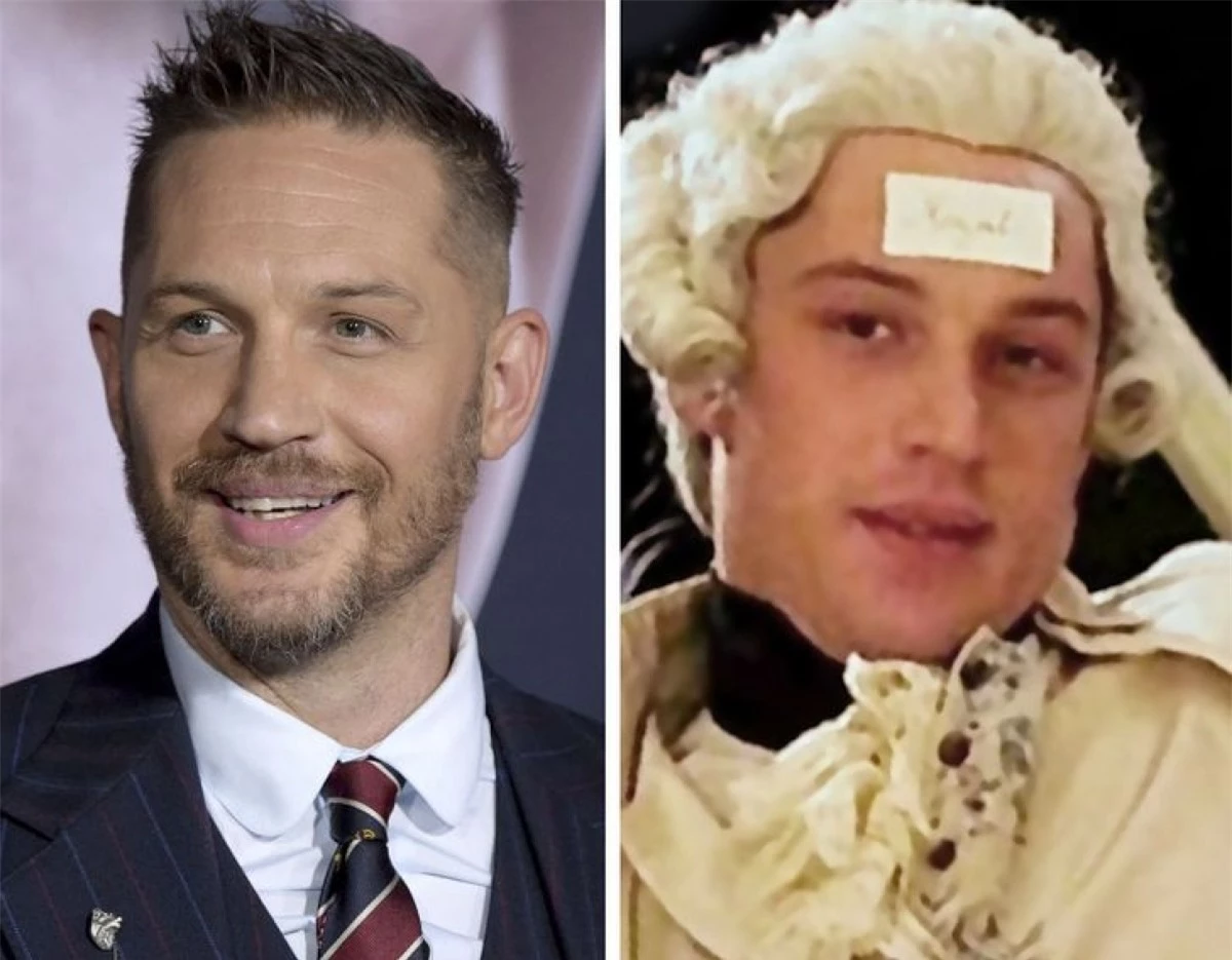 Rất ít người nhớ Tom Hardy từng xuất hiện với một vai nhỏ trong bộ phim nổi tiếng "Marie Antoinette" do Kirsten Dunst đóng chính. Tên nhân vật của anh ấy là Raumont.