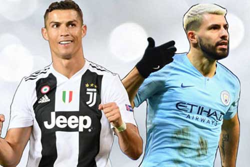 Juve ngắm Aguero theo yêu cầu của Ronaldo