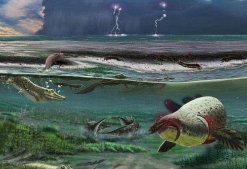 Nguyên nhân gây ra sự kiện tuyệt chủng Devon muộn