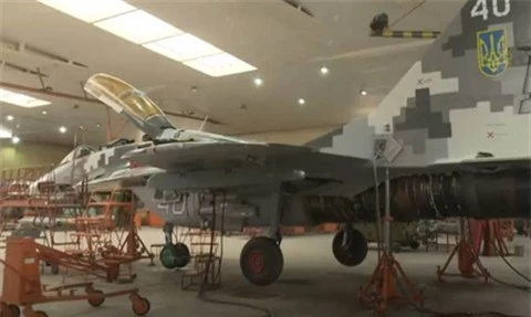 Mot tiem kich MiG-29MU2 sap duoc Ukraine tung vao chien truong