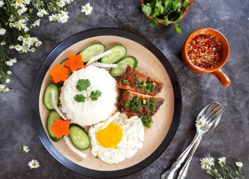 Cách làm cơm tấm sườn nướng thơm ngon chuẩn vị