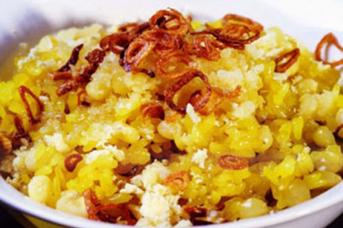 Mẹ đảm nấu xôi ngô ngọt thơm ngon, cả nhà ai cũng thích thú