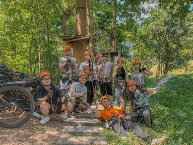 Về Quảng Bình khám phá rừng nguyên sinh và trò chơi trên cây tại Công viên Ozo