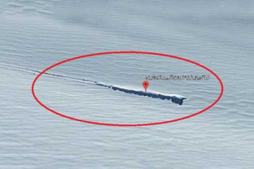 Google Earth phát hiện đĩa bay UFO rơi?