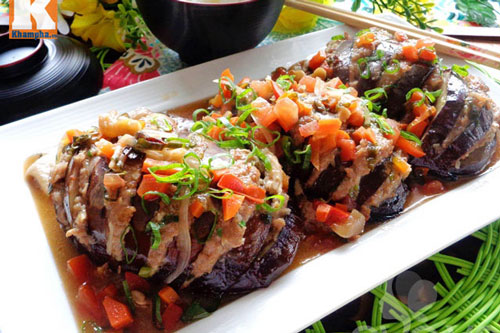 Cách làm món cà tím hấp thịt thơm ngon ai cũng thích