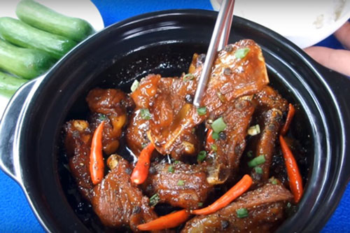 Bật mí công thức làm món sườn kho tiêu siêu ngon đảm bảo chồng con tấm tắc khen ngon