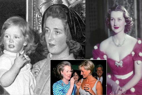 Mẹ ruột của Diana đã bỏ rơi 4 người con của mình để đi theo tình yêu, và mẹ kế đã kết hôn với 3 Bá tước, 86 vẫn quyến rũ dù bị ung thư