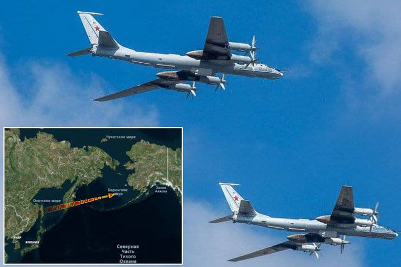 Máy bay quân sự Nga dàn dựng cuộc tập kích hạm đội Mỹ ngoài khơi Alaska