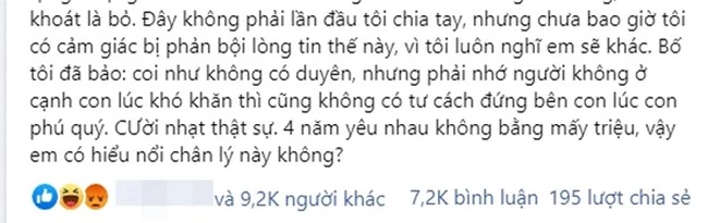 Đòi vợ sắp cưới phải trích nửa lương hàng tháng &quot;phụng dưỡng&quot; cho nhân tình và con riêng của bố mình, người đàn ông bị &quot;vả&quot; thẳng mặt bằng những lời cực sâu cay và cái kết! - Ảnh 1.