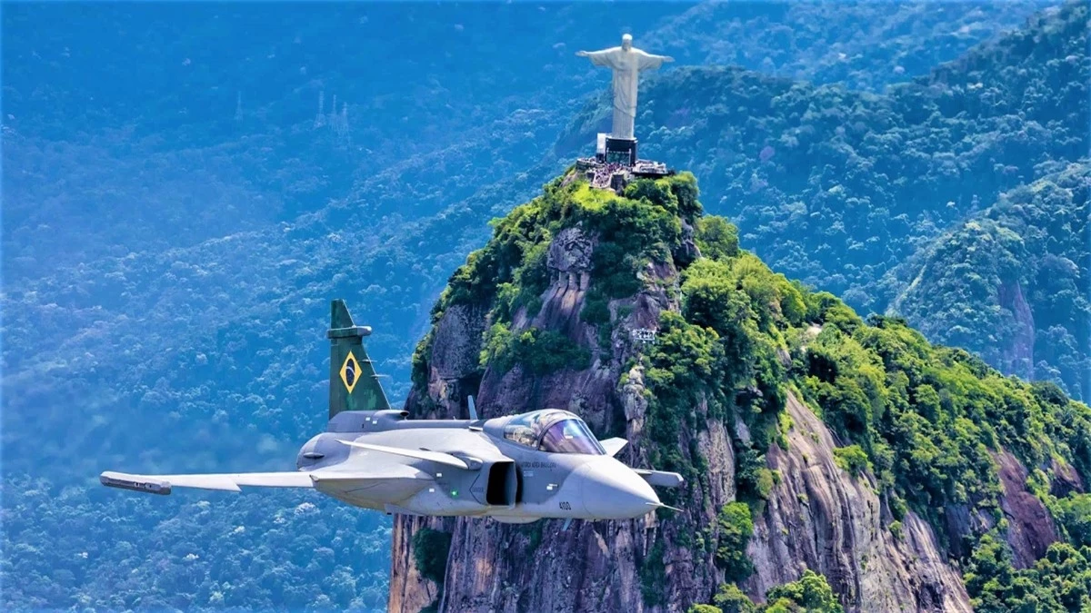 Chiếc JAS 39E Gripen của Không quân Brazil; Nguồn: thedrive.com