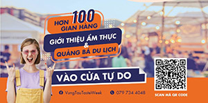 Hơn 100 gian hàng tại Tuần lễ món ngon phố biển Vũng Tàu 2021
