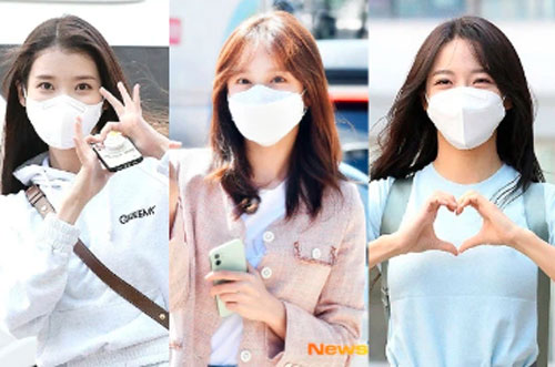 Lâu lắm rồi mới được thấy dàn mỹ nhân xứ Hàn đọ sắc trên đường đi làm: IU xinh xỉu, Hani gặp đối thủ khi so kè vóc dáng