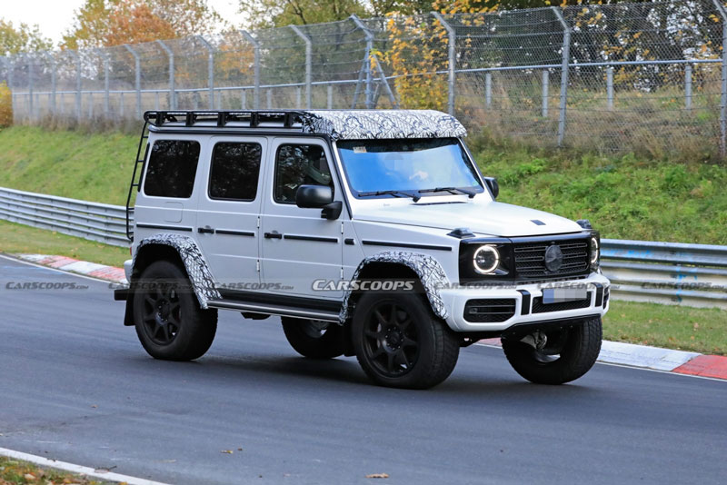 Mercedes-AMG G-Class 2022 bị lộ những hình ảnh mới nhất khi chạy thử