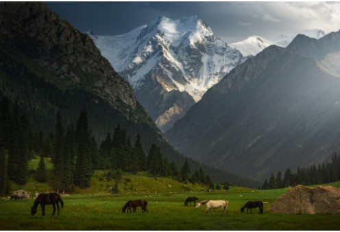 'Nghẹt thở' khi ngắm nhìn những hình ảnh hùng vĩ của thiên nhiên ở Kyrgyzstan