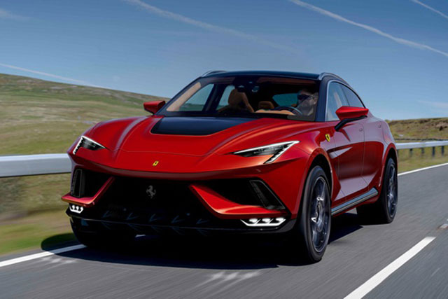 Siêu SUV đầu tiên của Ferrari sẽ trông như thế nào?
